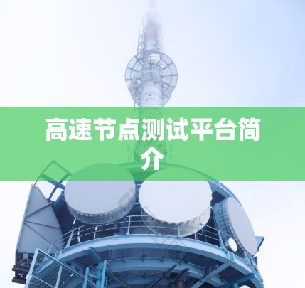 高速节点测试平台简介