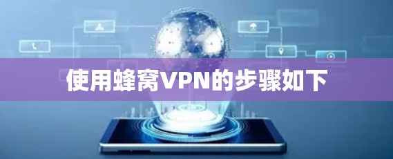 使用蜂窝VPN的步骤如下