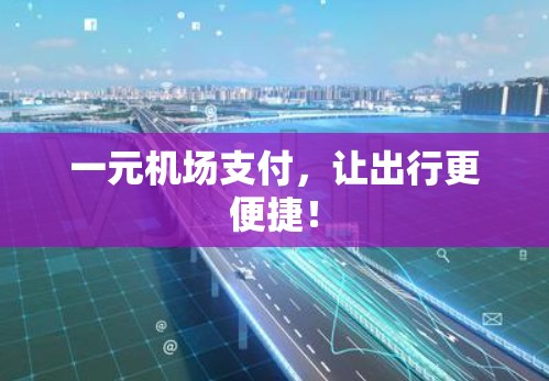 一元机场支付，让出行更便捷！