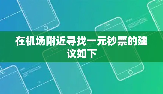 在机场附近寻找一元钞票的建议如下