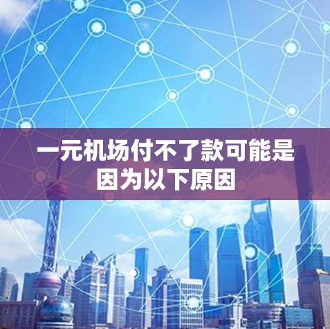 一元机场付不了款可能是因为以下原因