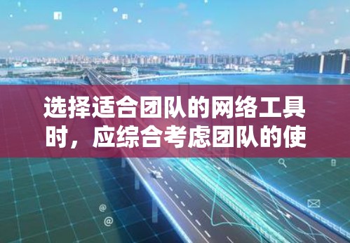 选择适合团队的网络工具时，应综合考虑团队的使用习惯、技术需求、实际场景的表现以及预算等因素。以下是对可能的选择工具的分析和建议