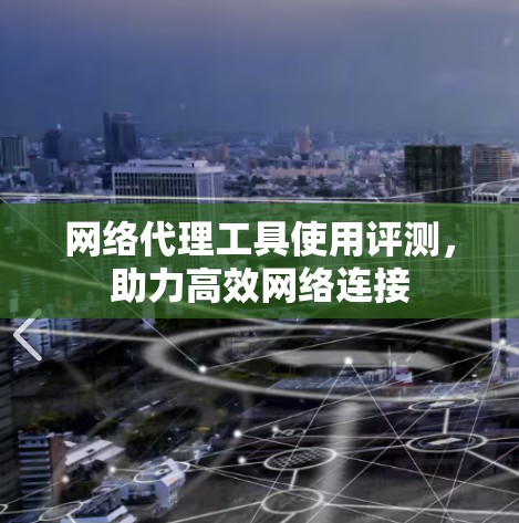 网络代理工具使用评测，助力高效网络连接