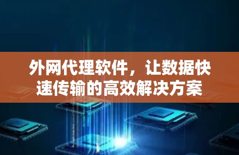 外网代理软件，让数据快速传输的高效解决方案